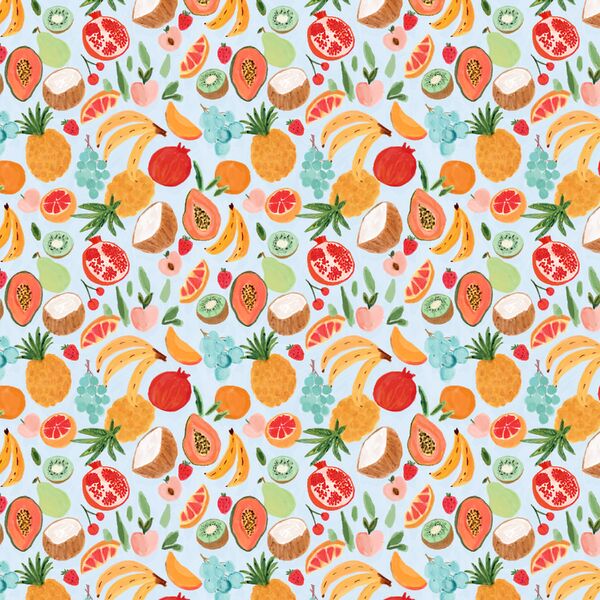 Little Fruit Cocktail in Sea