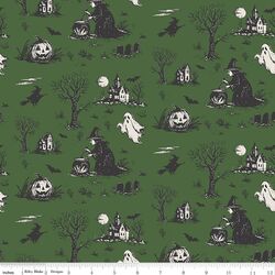 Halloween Toile in Pickle