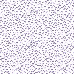 Doodle in Amethyst on White