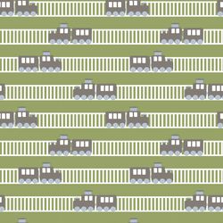 Trains in Grass