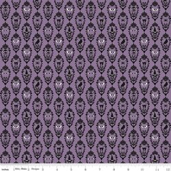 Damask in Purple Glow in the Dark