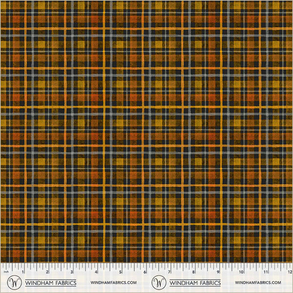 Halloween Plaid in Night