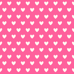 Hearts in Hot Pink
