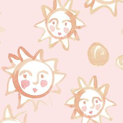 Large Sun Goddess in Pink Sand