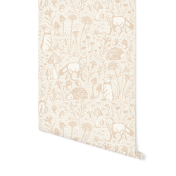 Woods of Whimsy in Oak on Cream