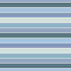 Rainbow Stripe in Blue Garden