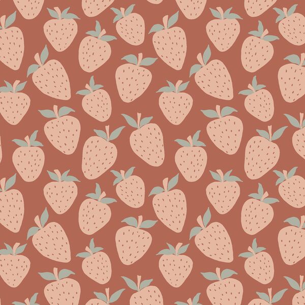 Fresh Berry in Red Clay