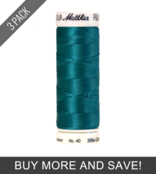 Truly Teal (3406-4452) - Poly Sheen - 220 Yards (3 Pack)