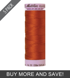Copper (9105-0163) - Silk Finish Cotton 50wt - 164 Yards (5 Pack)