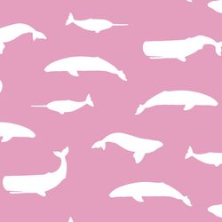 Whale Silhouette in Begonia