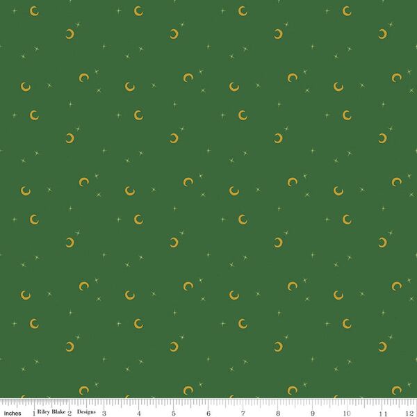 Moon and Stars in Pickle Sparkle