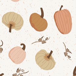 Large Scattered Pumpkins in Sugar