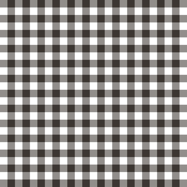 Gingham in Brown