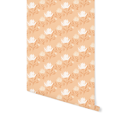 Rising Blooms in Fresh Peach