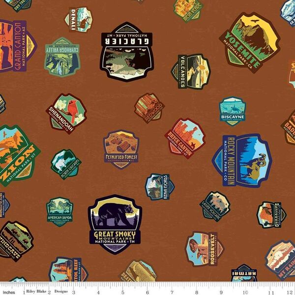 Patches in Brown