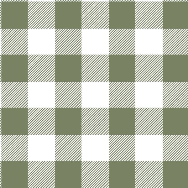 Buffalo Plaid in Olive