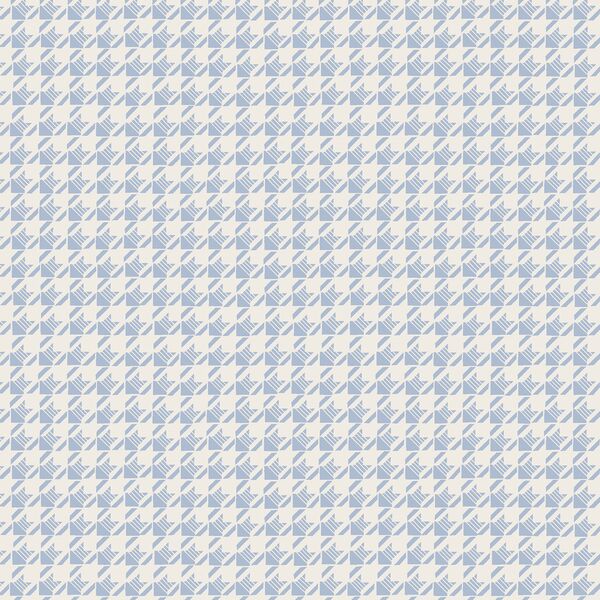 Striped Houndstooth in Blue Skies