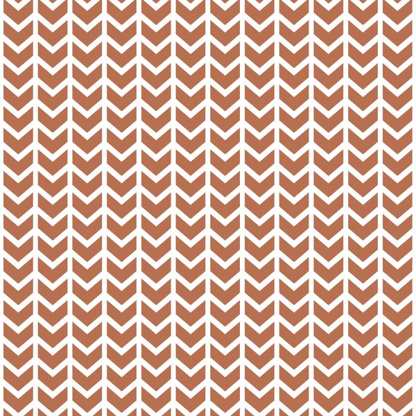 Broken Chevron in Terracotta