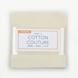 Cotton Couture 5" Square Pack in Cream