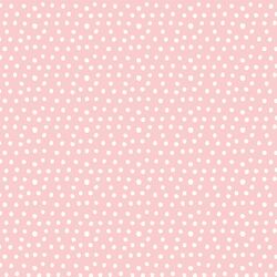 Snowy Polkadots in Sweet Pink