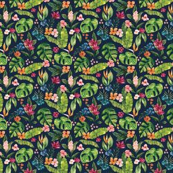 Little Jungle Floral in Navy