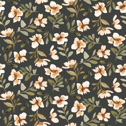 Golden Specter Floral in Deep Forest