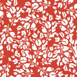 Large Frost Floral in Cardinal Red