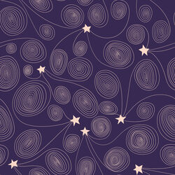 Star Swirls in Purple