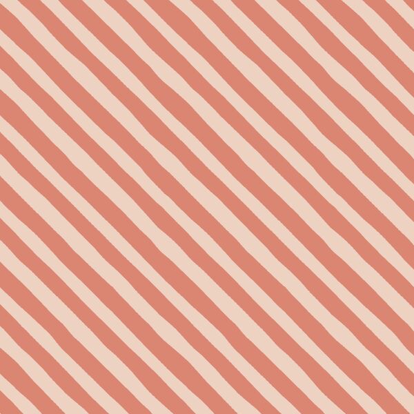 Rogue Stripe in Desert Rose and Shell