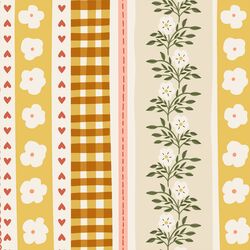 Large Ribbon Stripe in Sugar