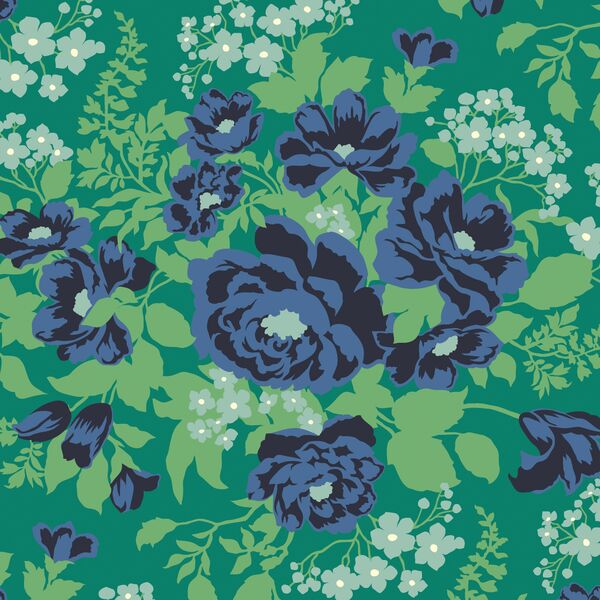 Rose Bouquet in Green Meadow