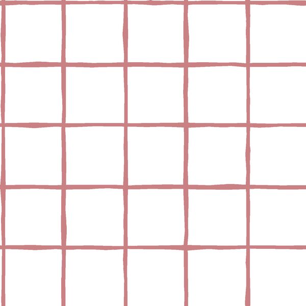 Windowpane in Berry on White