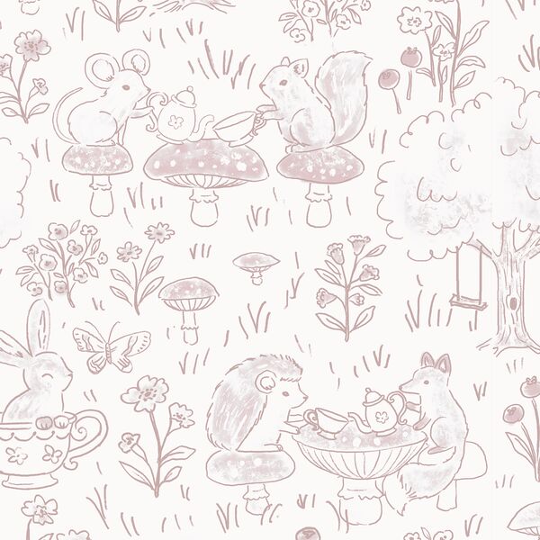 Tonal Tea Party in Dusty Pink
