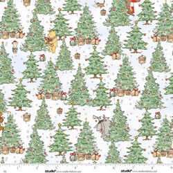 Christmas Trees in Green Snow