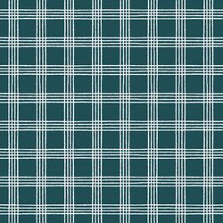 Plaid in Teal