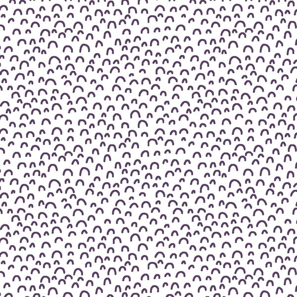 Doodle in Aubergine on White