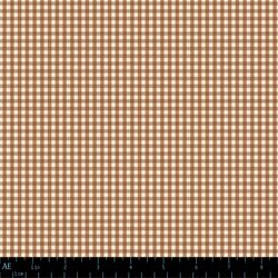 Mercerie Gingham in Biscuit and Cocoa