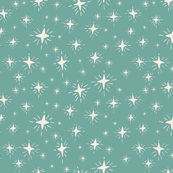 Sparkle Stars in Mint Green