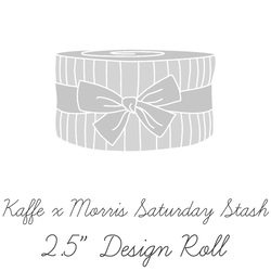 Kaffe x Morris & Co. 2.5" Strip Roll in Saturday Stash