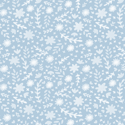 Sweet Florals in Sky