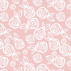Tea Roses in Powder Pink