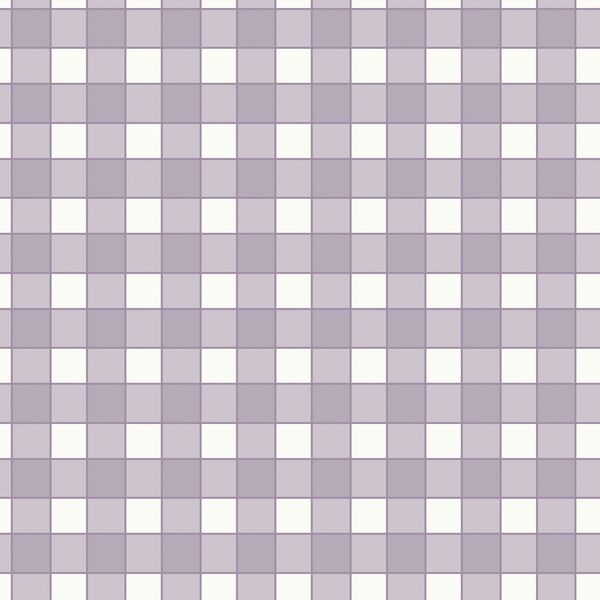 Outlined Gingham in Dusky Violet