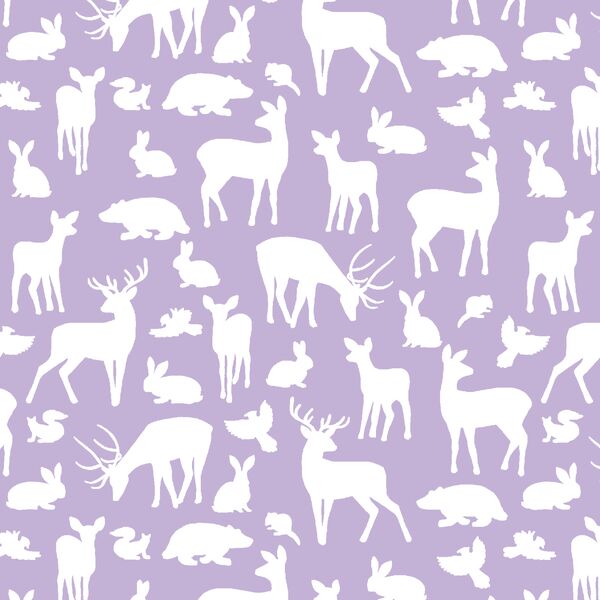Forest Friends in Lilac