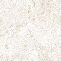Paperie in Caramel Brown on White
