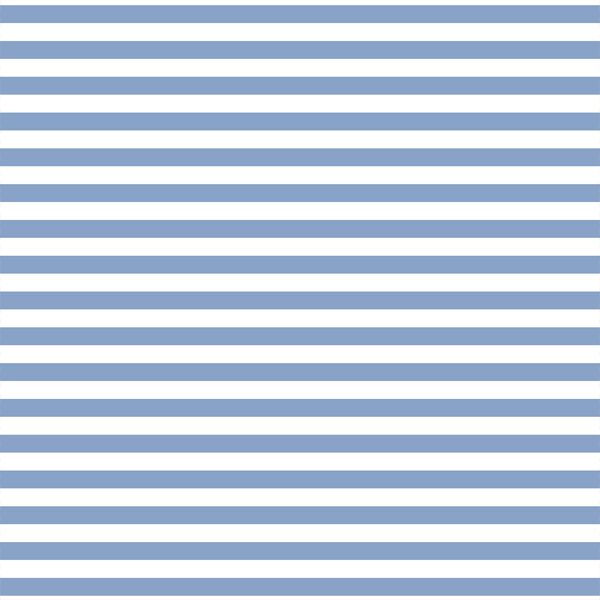 Horizontal Dress Stripe in Cornflower
