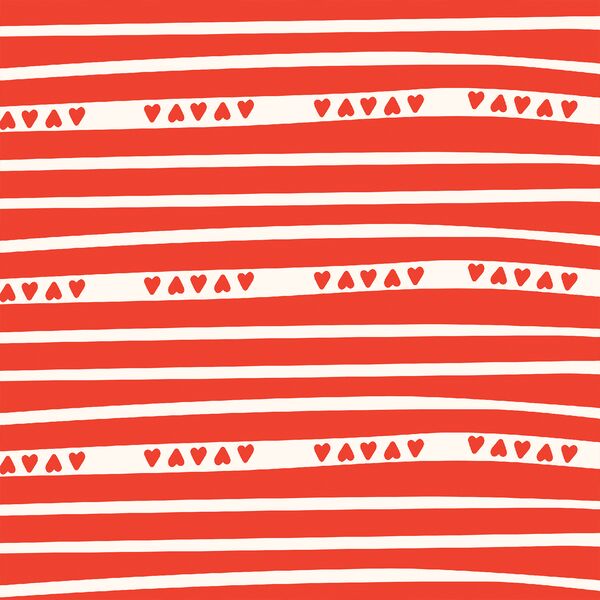 Crush in Vanilla on Cherry Red