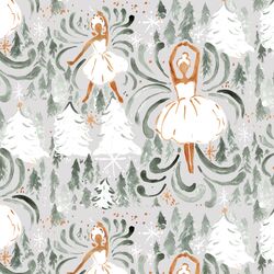 Angelic Winter Solstice in Gray
