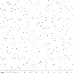 Blossom in Silver Sparkle on White