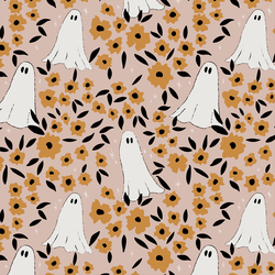 Boho Ghosts in Dusty Pink