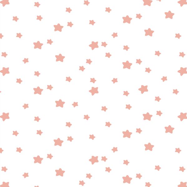 Star Light in Peony on White